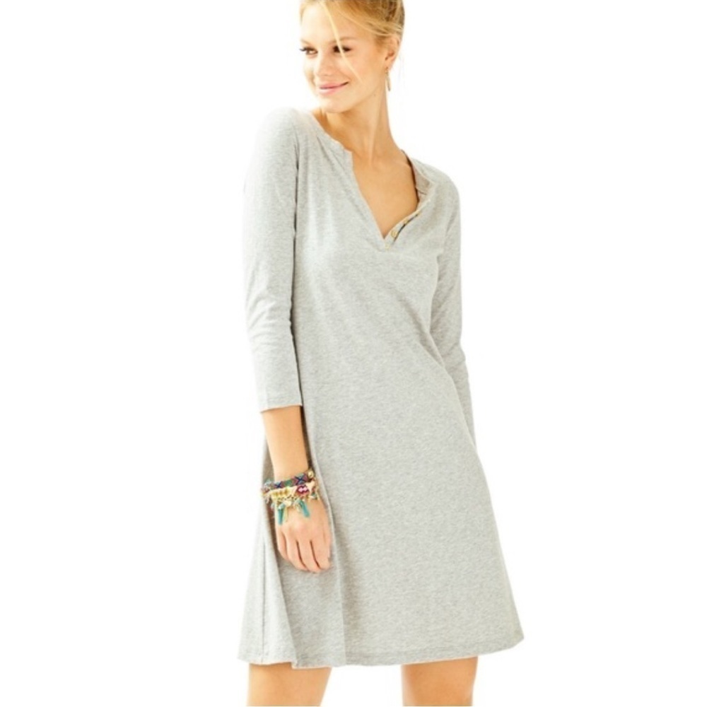 Lilly Pulitzer Banyan Dress in Heather Grey